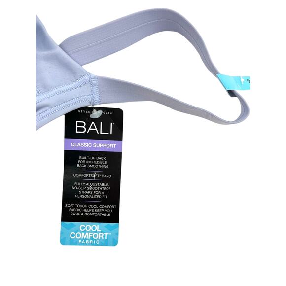 Bali Cool Comfort Classic Support Bra Lavender Moon Purple Size 36 B NWT - Picture 4 of 5